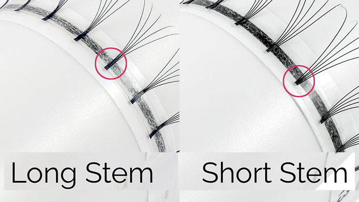 what are short stem lashes 