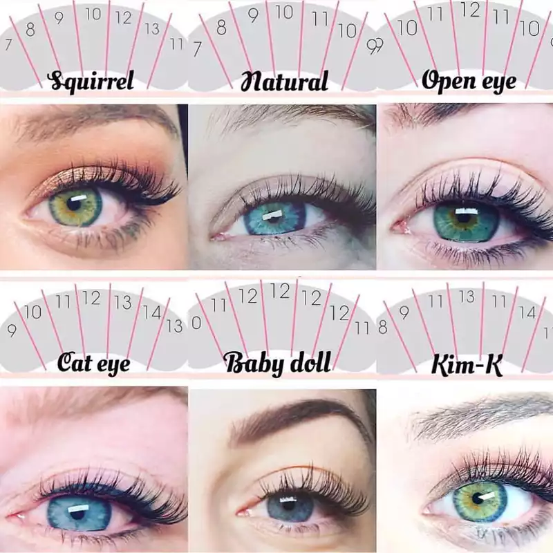 types of lash extensions
