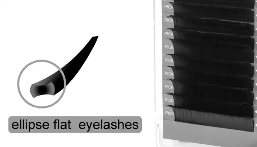 Ellipse flat lashes