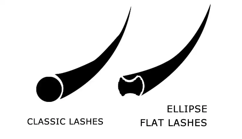 ellipse flat lashes vs classic