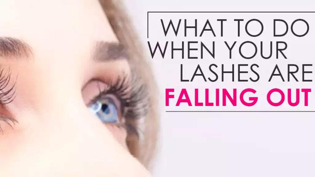 falling out lash extensions