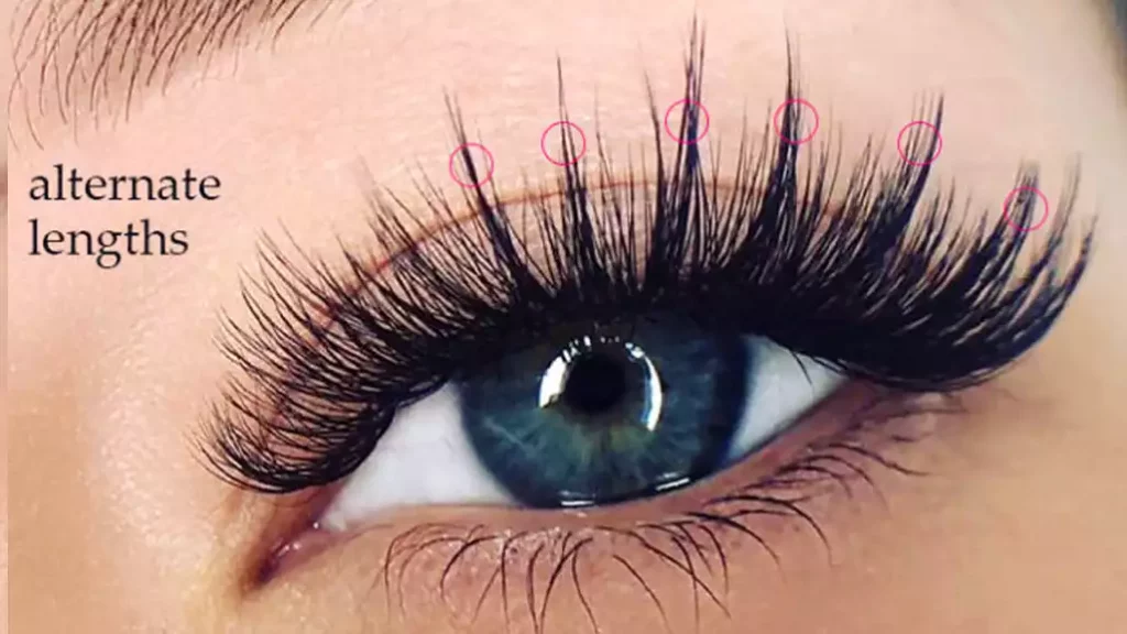 spiky lash extensions