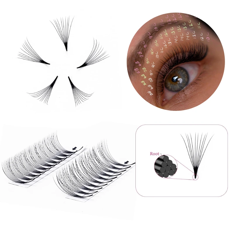 premade lash fans