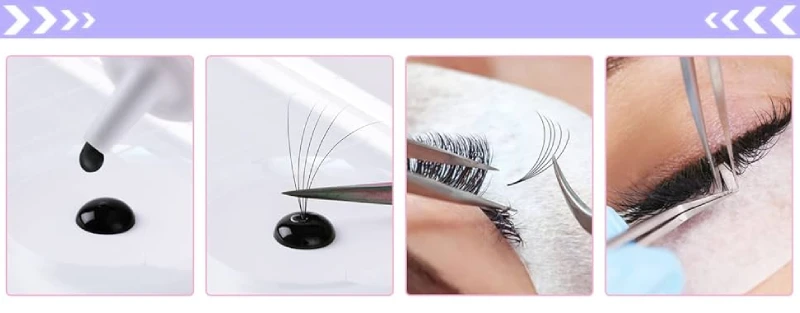 step by step premade fans