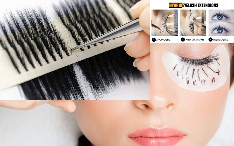 How Hybrid Lashes Are Made