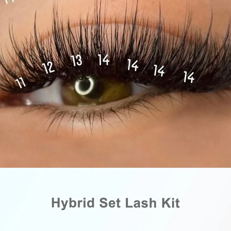 Hybrid Eyelash Extensions