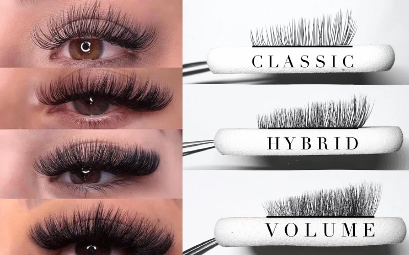 What Are Hybrid Eyelash Extensions