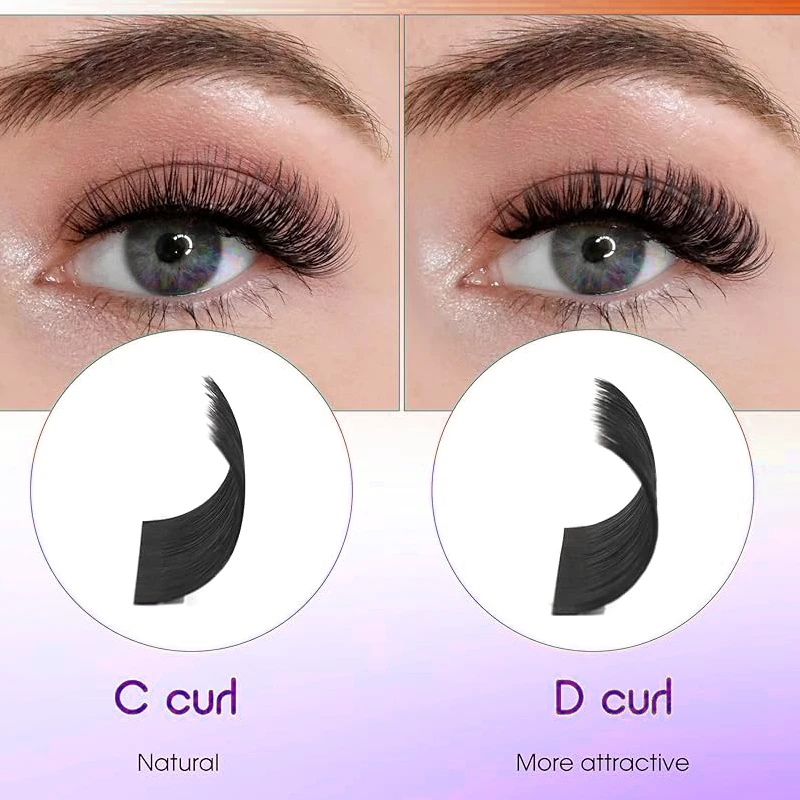 difference between lash curl c and d
