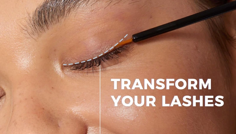 how to apply lash serum with extensions