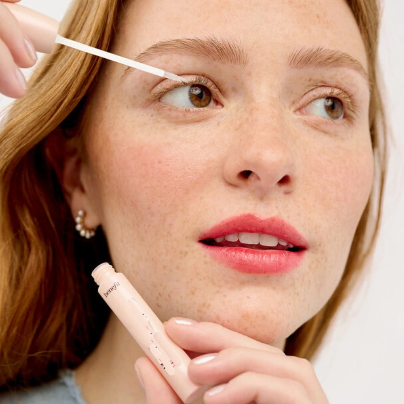lash serum with lash extensions